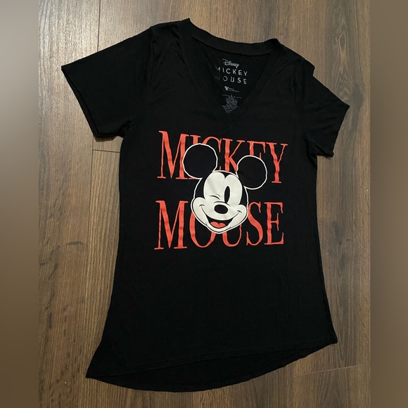 Women’s Disney Black Mickey Mouse Graphic T-shirt S - Picture 3 of 11
